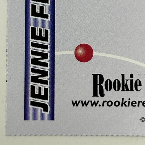 Jennie Finch Autographed Trading Card 2003 Rookie Review Signed Authenticated - Picture 9 of 10